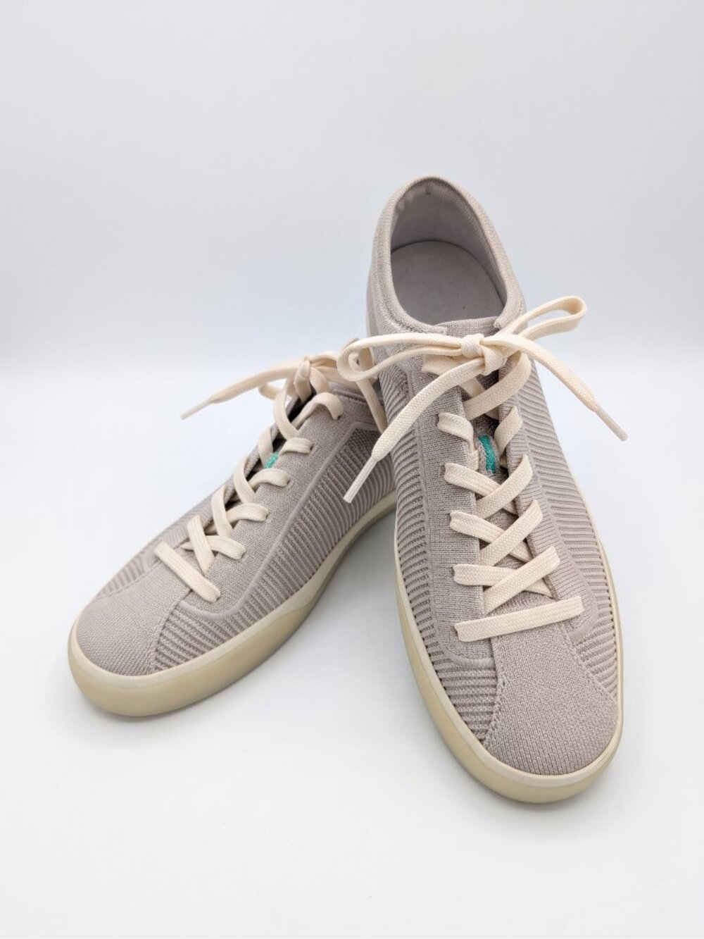 Rothy's The Lace Up Sneaker Vintage Grey 10